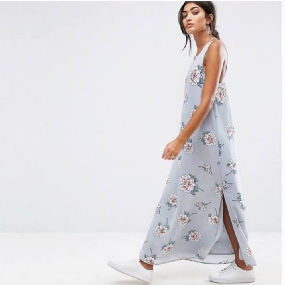 Floral Shift Maxi Dress